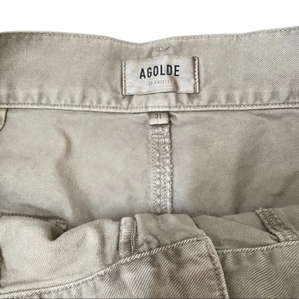 AGOLDE Kai Ultra High-Rise Utility Jeans Sz 31 Cropped - Picture 9 of 9